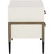 Weldrick 25.25 X 22.25 inch Oyster Night Stand